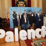 La presidenta de la Diputación de Palencia, Ángeles Armisén, junto al equipo de Gobierno, presenta los Presupuestos de la institución para 2022