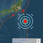 Terremoto en el sureste de Japón