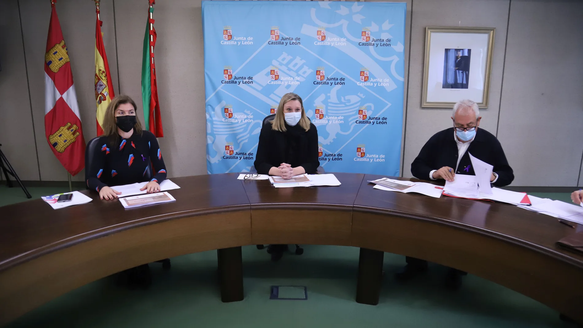 La consejera de Familia e Igualdad de Oportunidades, Isabel Blanco, preside en Zamora la Comisión Territorial contra la Violencia de Género