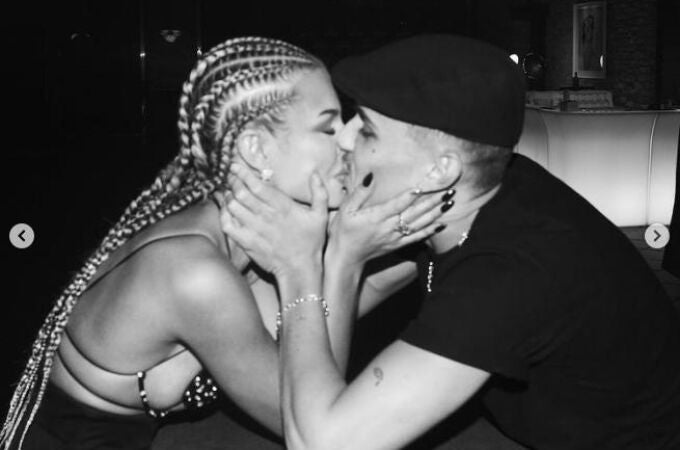 Jessica Goicoechea y Aron Piper