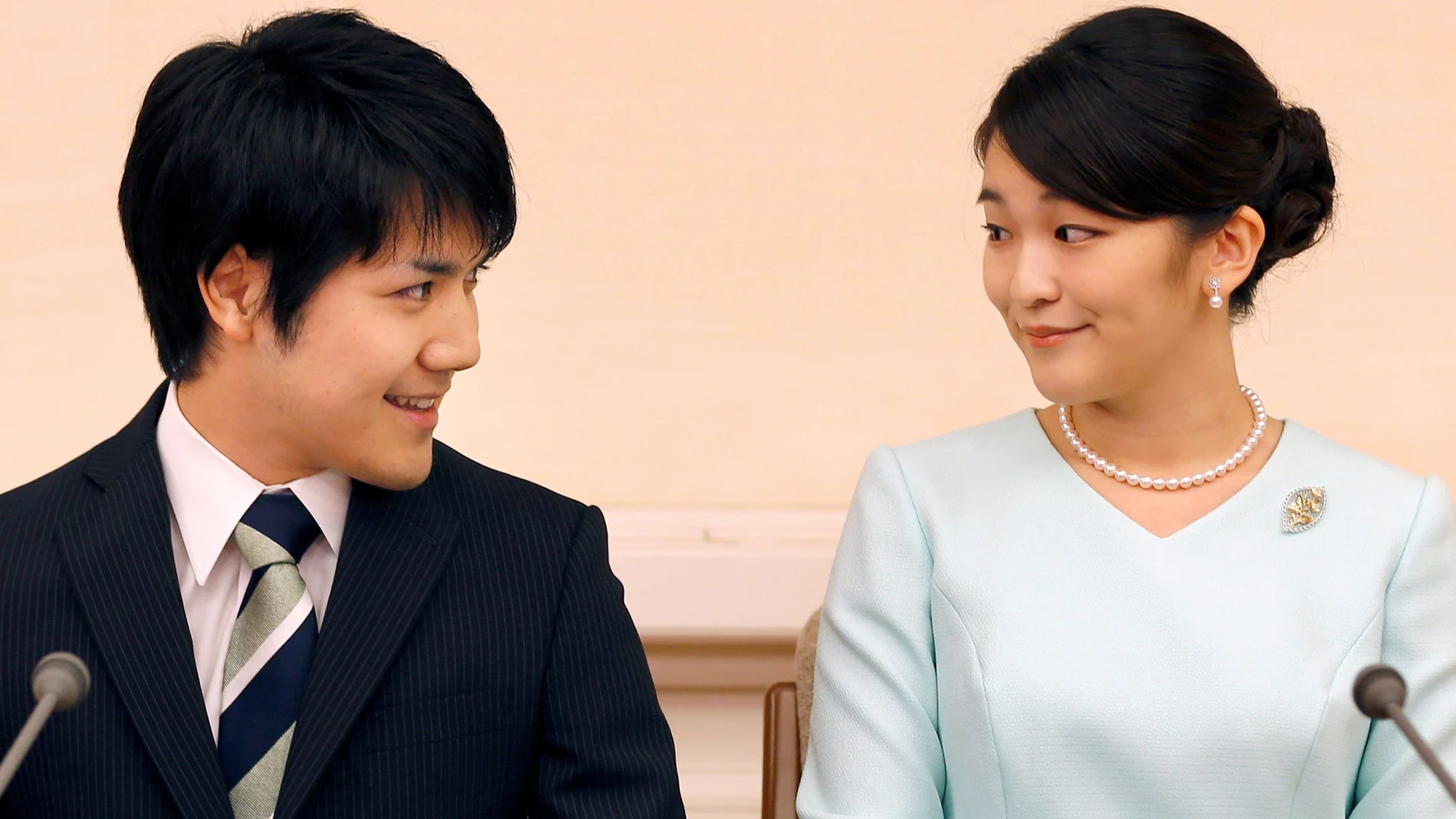 La princesa Mako y Kei Komuro, el dia de su boda