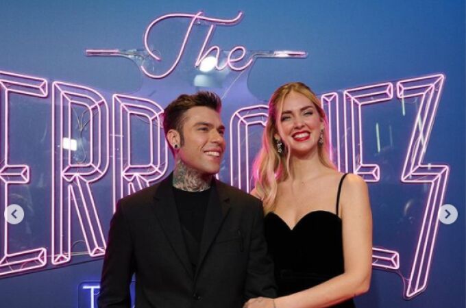 Chiara Ferragni y Fedez en Madrid
