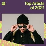 Artistas más escuchados del año en SpotifySPOTIFY01/12/2021