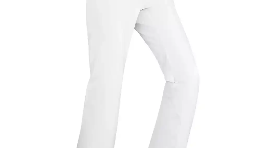 Pantalón de esquí en color blanco, de Decathlon