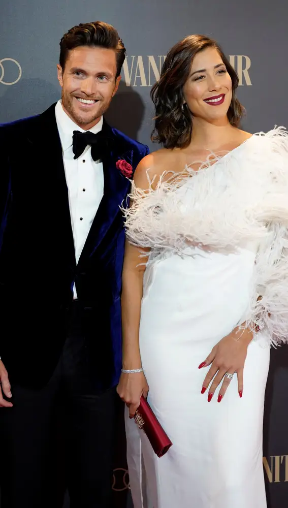 Garbiñe Muguruza y su novio, Arthur Borgesasiste, asisten a la gala de entrega del premio ‘Personaje del año Vanity Fair 2021’ que se celebra en el Palacio Real, a 30 de noviembre de 2021, en Madrid, España.