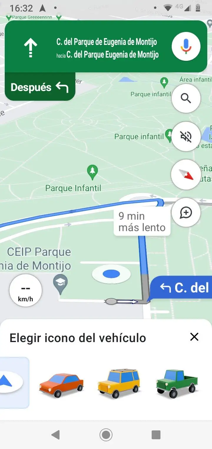 Google Maps permite cambiar el icono del vehículo y de la ubicación que definas como Casa.