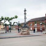 Plaza en la localidad palentina de Espinosa de Villagonzalo