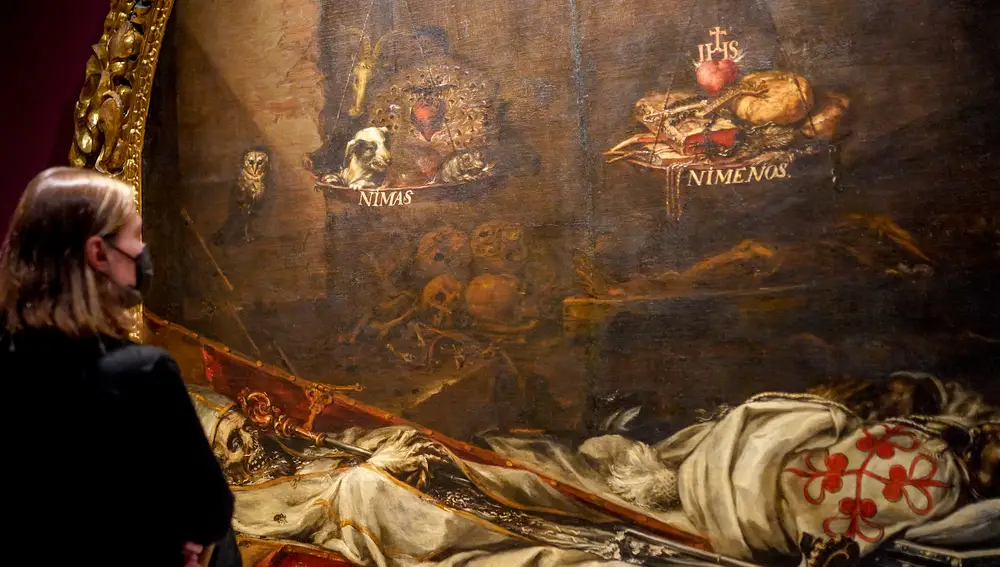 Detalles de la inauguración de la exposición 'Valdés Leal. 1622-1690' en el Museo de Bellas Artes de Sevilla (Andalucía). Eduardo Briones / Europa Press02/12/2021