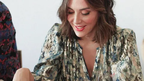 Tamara Falcó preparada para la Navidad.