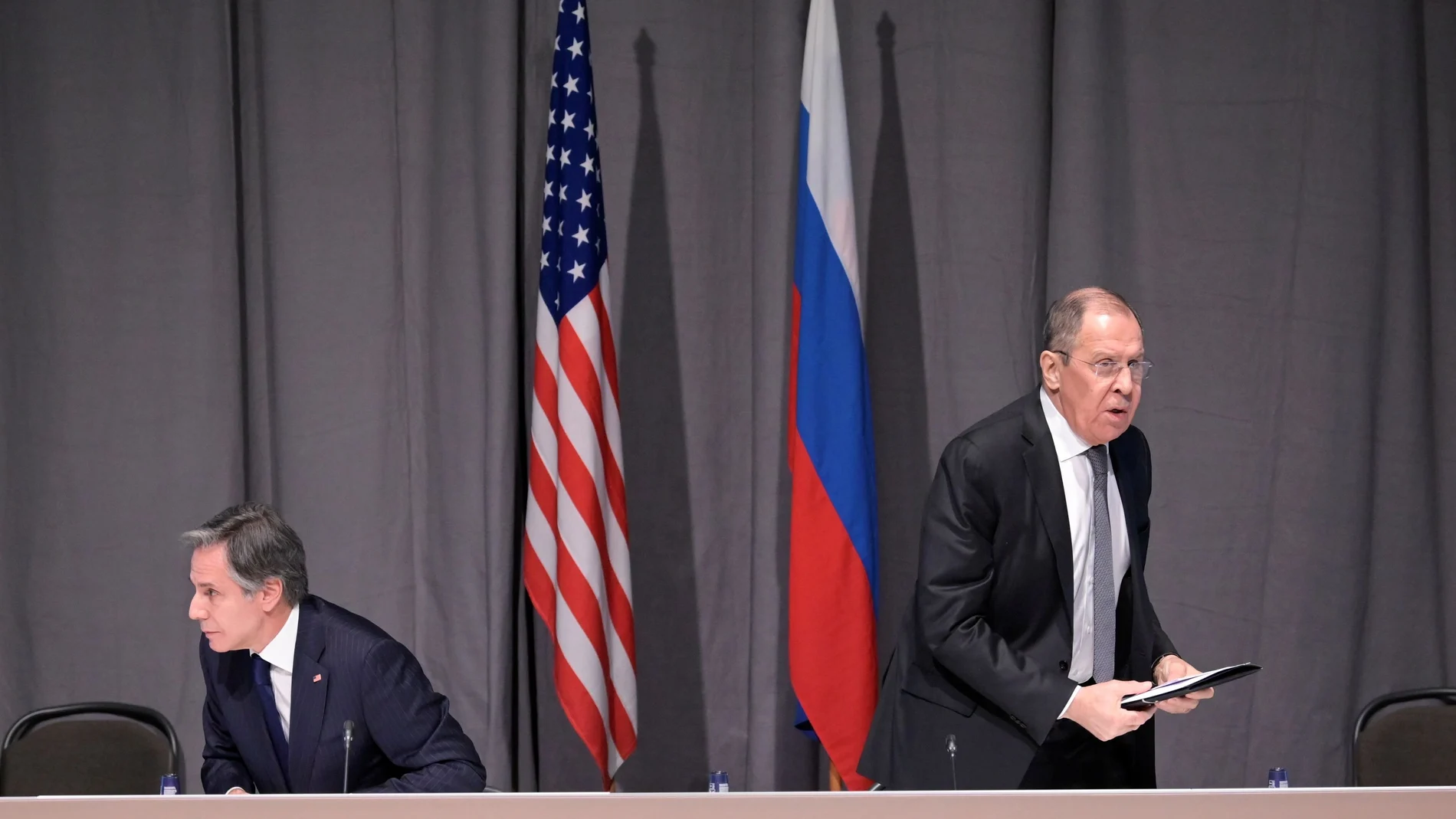 El secretario de Estado, Antony Blinken, y su homólogo ruso, Sergei Lavrov, se reunieron este jueves en Estocolmo