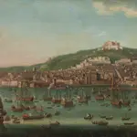 «Vista de la bahía de Nápoles», óleo de Juan Ruiz