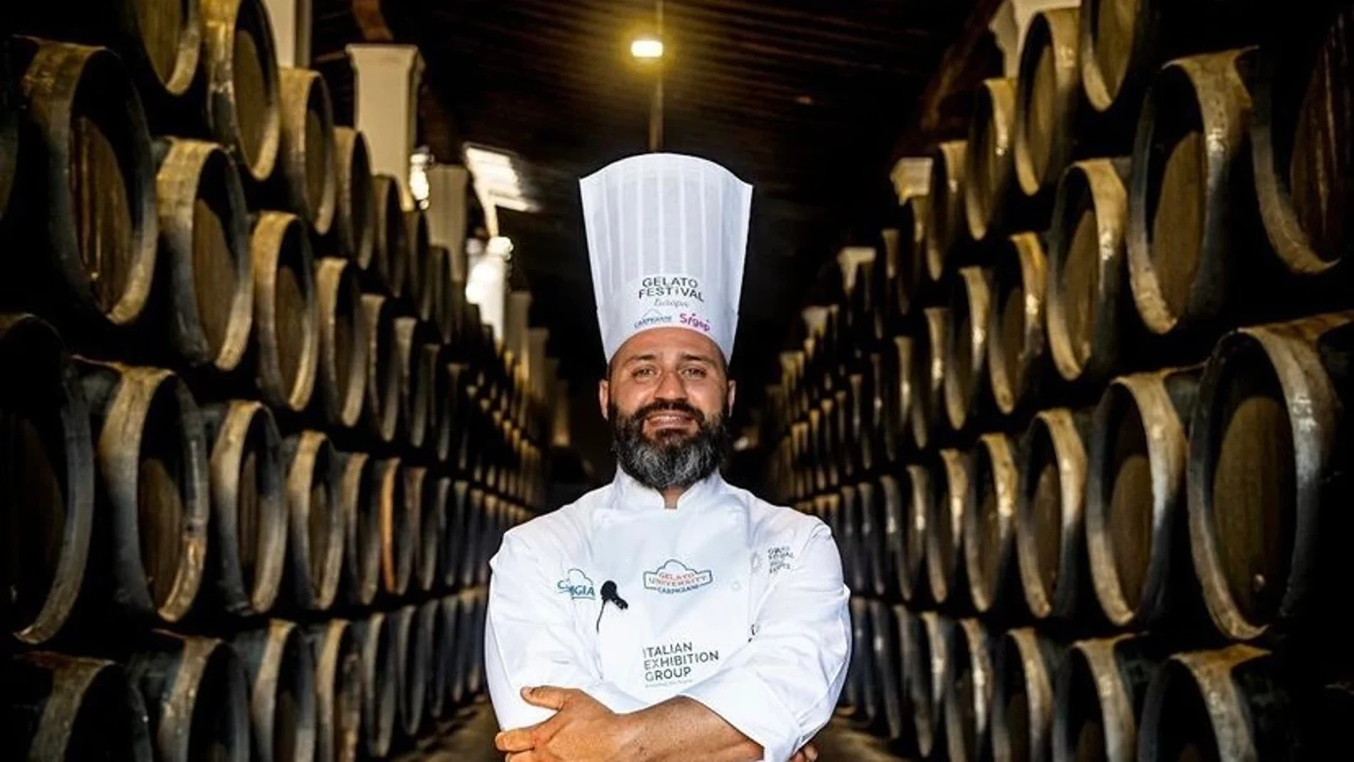 Carlo Guerriero de la heladería de Cádiz La Cremería