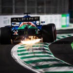 Fernando Alonso, durante el Gran Premio de Arabia Saudí de Fórmula 1.