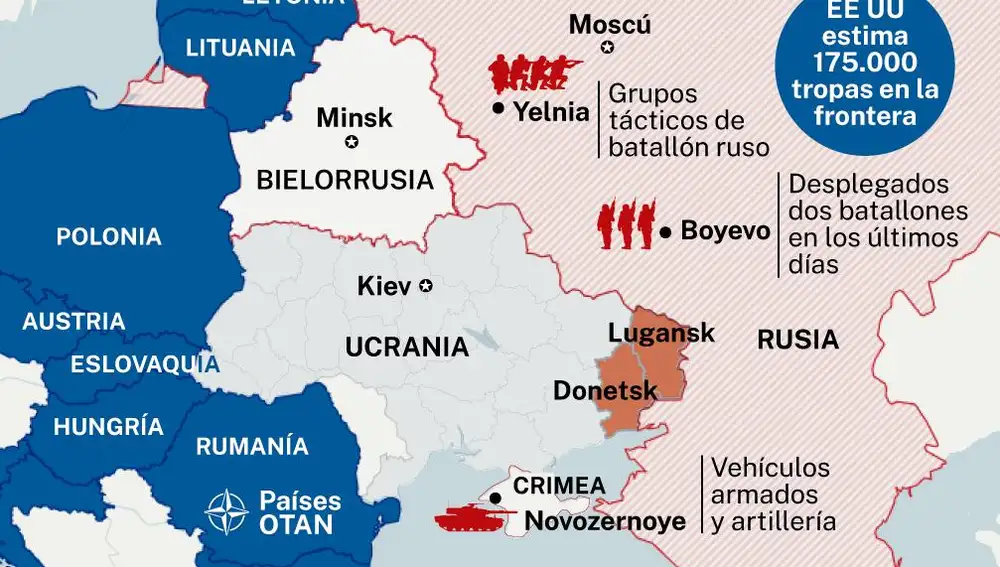 Tropas rusas frontera Ucrania
