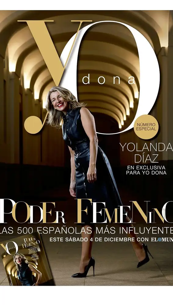Yolanda Díaz en la portada de 'Yo Dona'
