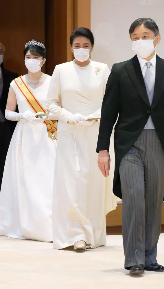 La princesa Aiko, en la ceremonia de su mayría de edad. Reuters