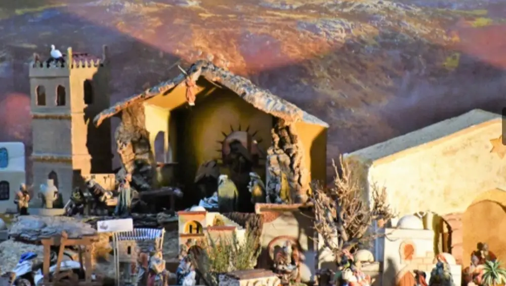 Uno de los belenes que puede verse en esta primera ruta en Gredos