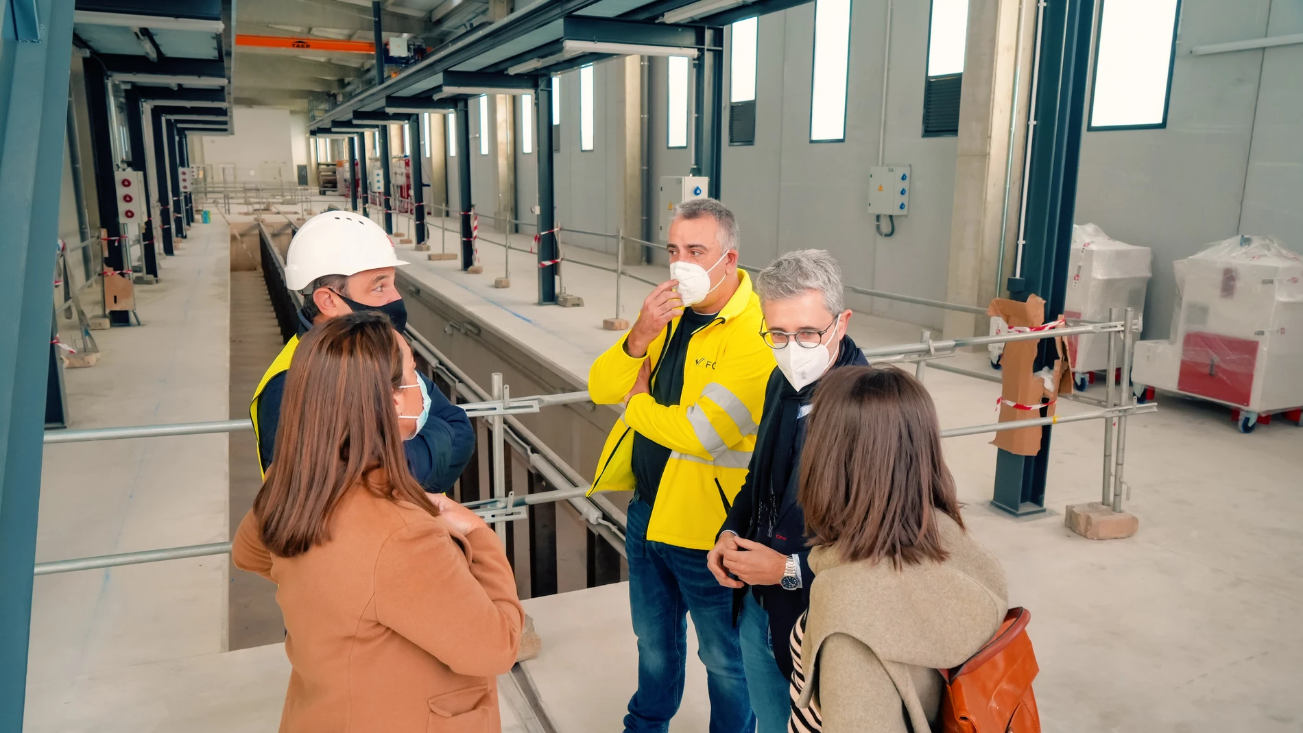El conseller De España visita las obras de la línea 10 del Metro de Valencia