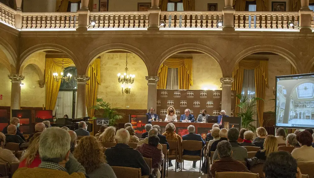 Un momento de la presentación en el Casino