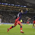 Griezmann celebra su gol al Oporto