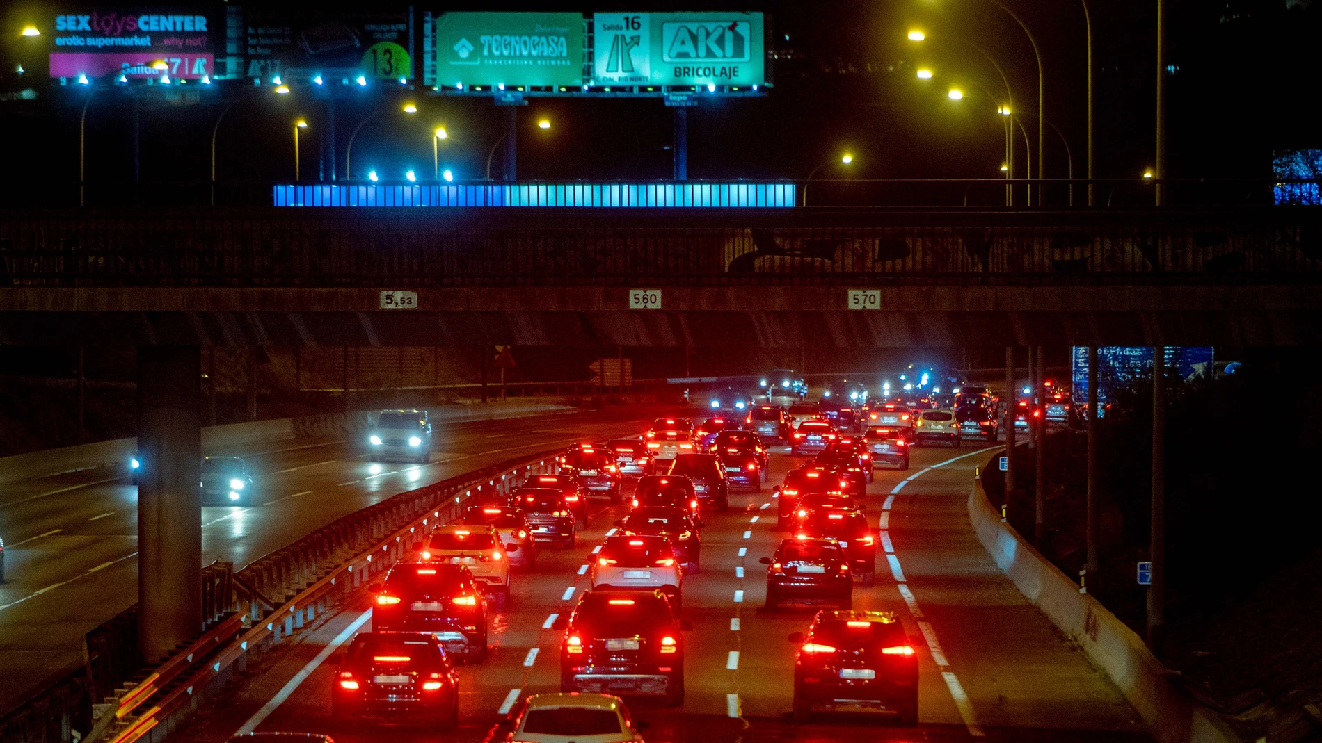 Tráfico en la carretera A-1