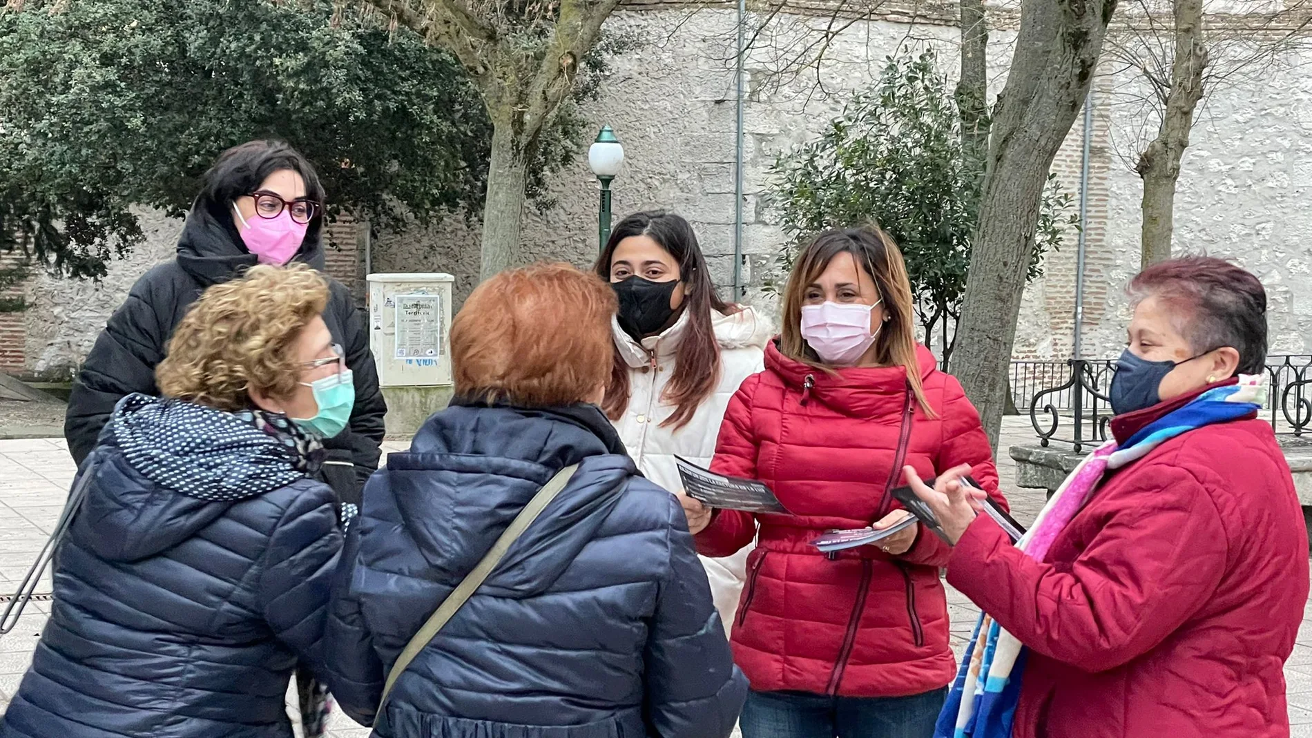 Los dirigentes del PP de Segovia ofrecen información en Cuéllar