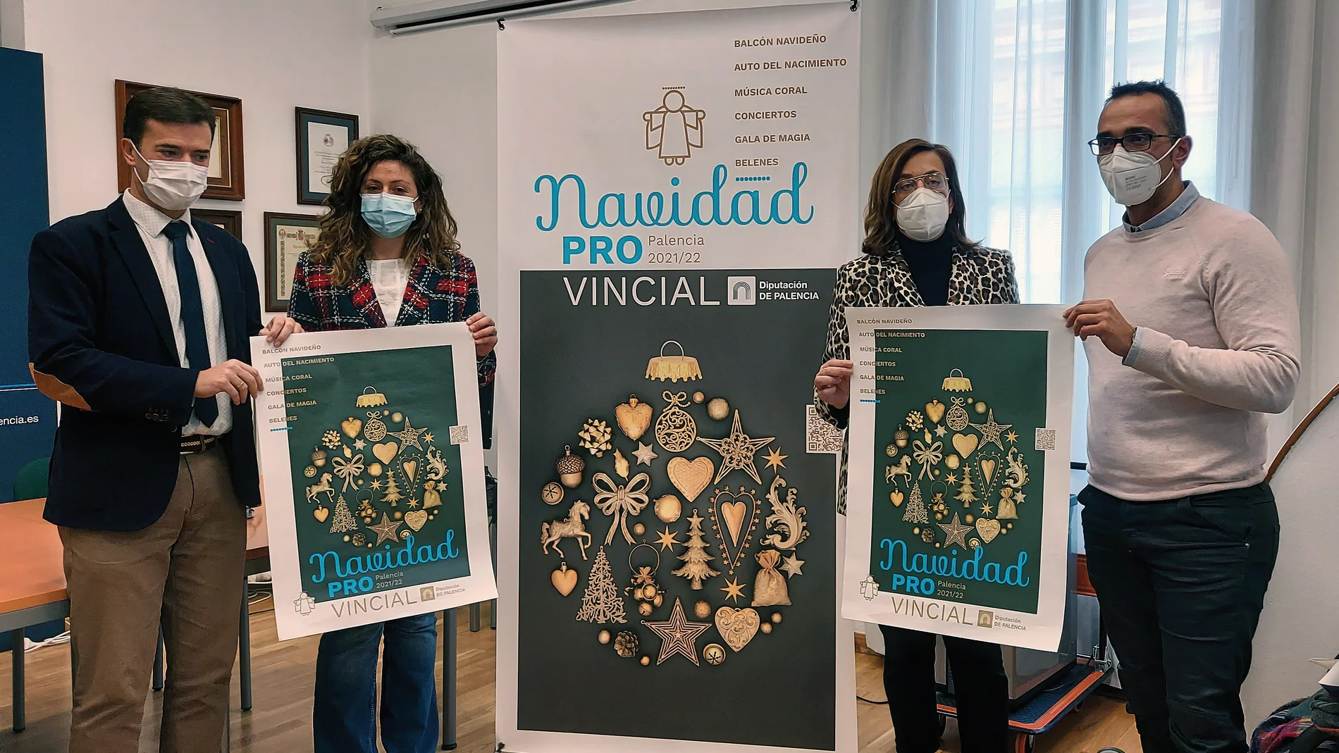 Presentación de la programación cultural navideña de la Diputación de Palencia
