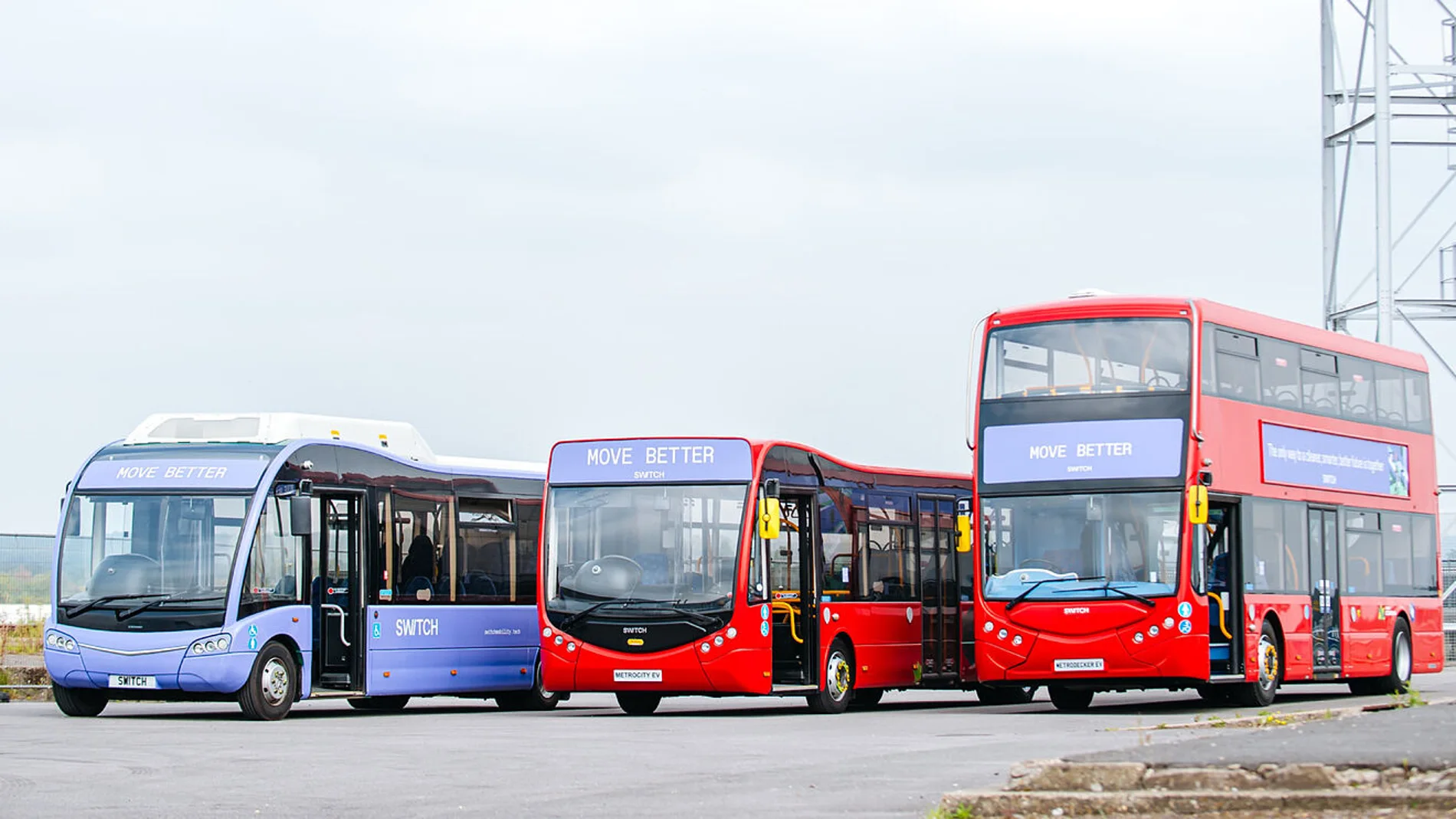 Autobuses producidos por Switch Mobility