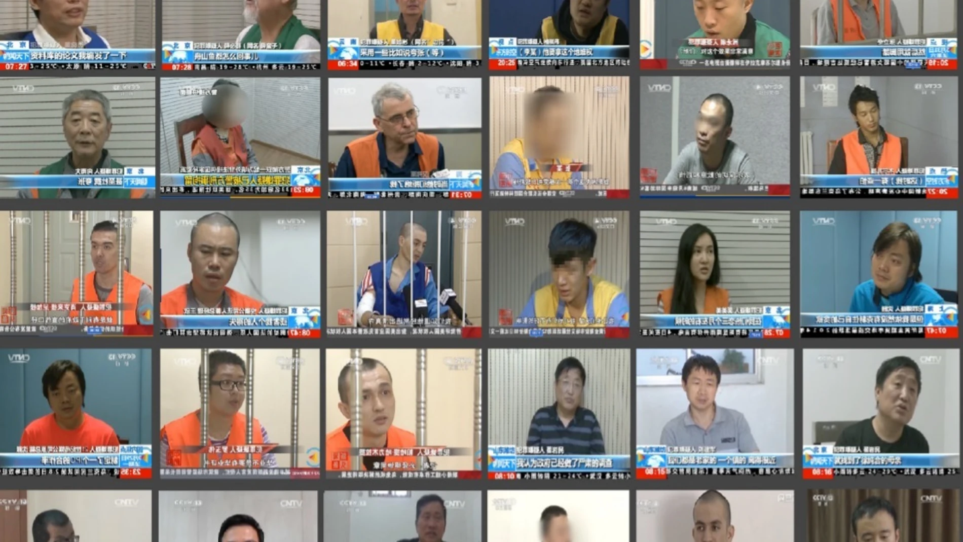 Taiwaneses extraditados a China confiesan sus delitos en un programa de la televisión estatal