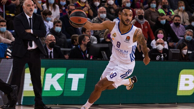 Adam Hanga, en el partido ante el Barça de la Euroliga