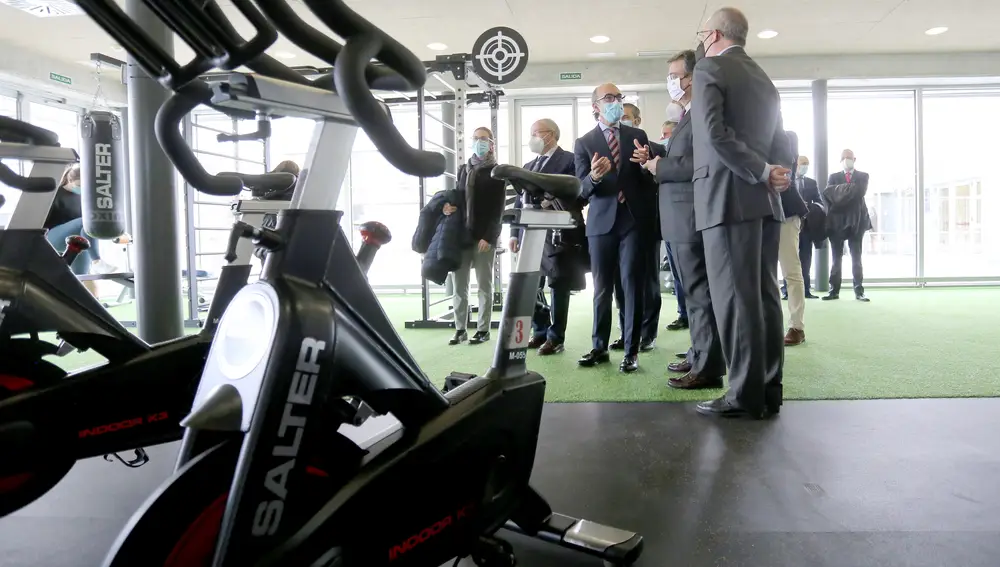 El consejero de Cultura y Turismo, Javier Ortega, participa en la inauguración de la nueva zona deportiva del Centro Deportivo Río Esgueva, en Valladolid