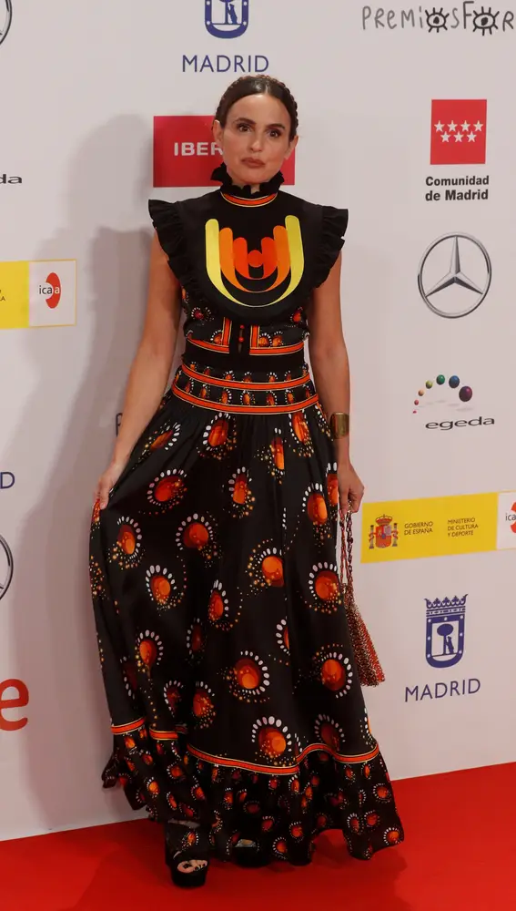 Verónica Echegui a su llegada la gala de entrega de la 27 edición de los Premios Forqué.