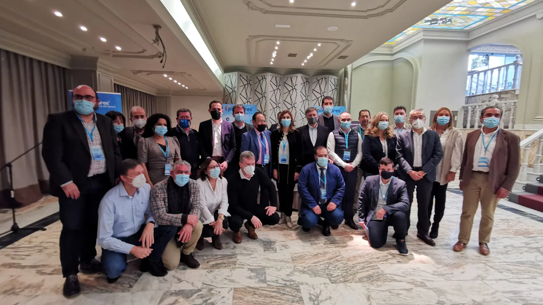 Participantes del Congreso del PP de Aranda de Duero