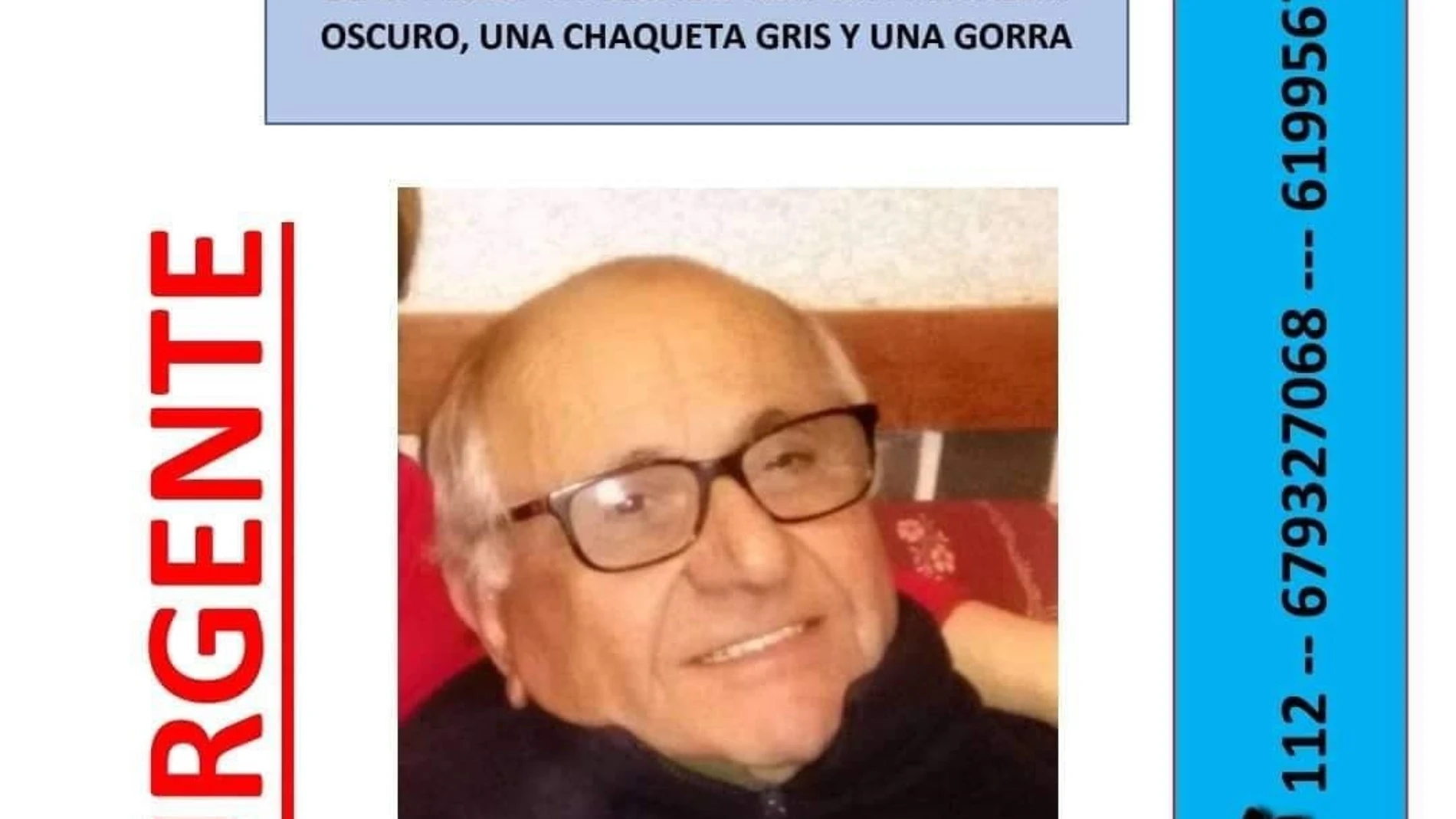 Cartel de aviso del desaparecido