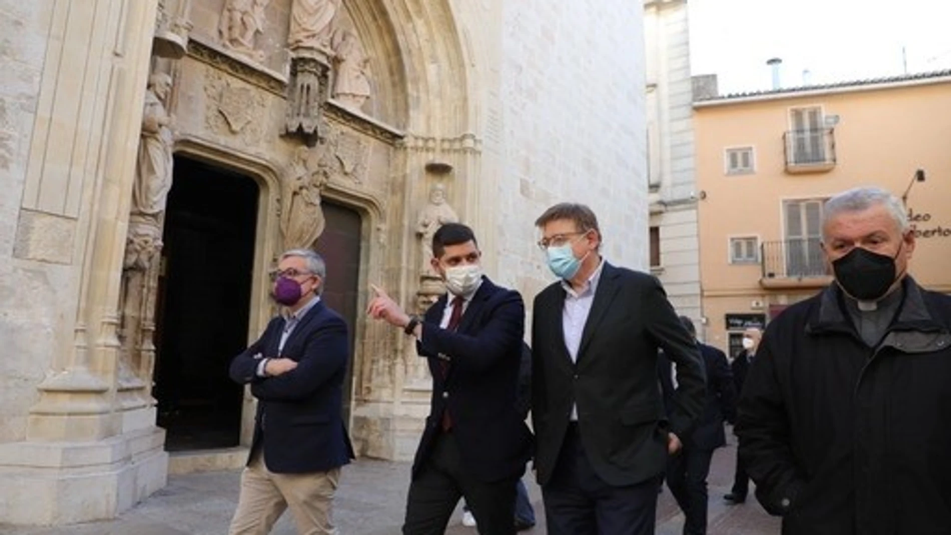El presidente de la Generalitat, Ximo Puig, visita Gandia