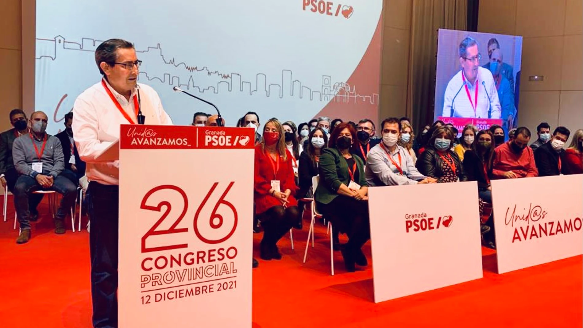 José Entrena cerró el 26 Congreso Provincial del PSOE de Granada