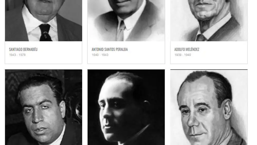 Los presidentes del club blanco, con un asalto entre 1936 y 1939