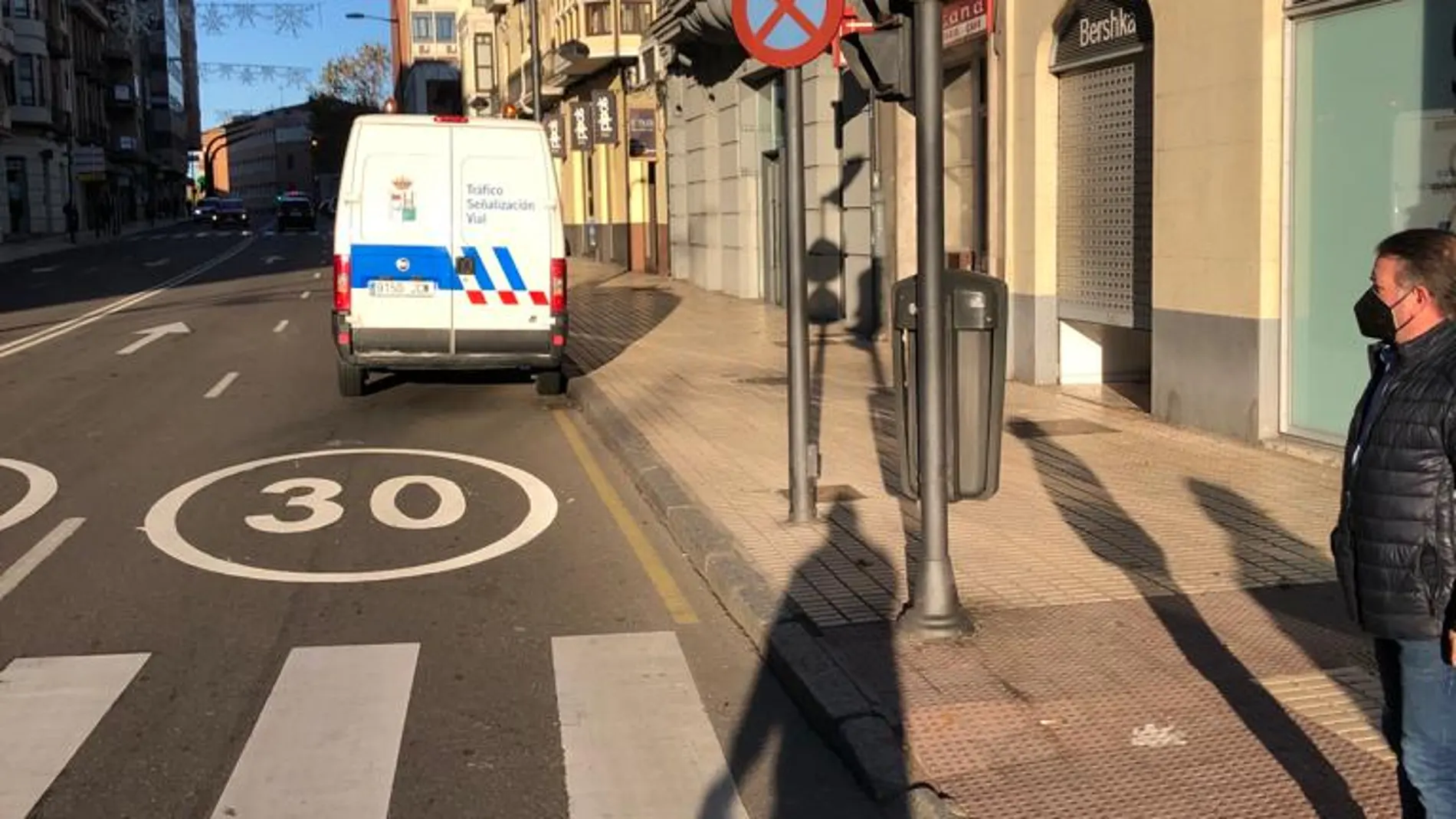 Señales de limitación de velocidad en el casco urbano de Zamora