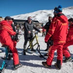 El consejero de la Presidencia, Administración Pública e Interior, Elías Bendodo, durante la visita a las instalaciones de Cetursa en Sierra Nevada. Álex Cámara / Europa Press