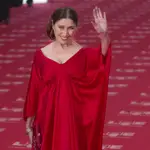 Spanish actress Veronica Forque salutes at the annual Goya film awards in Madrid, Sunday, Feb. 13, 2011. ForquÃ©, winner of four Goya Awards and a familiar face on Spanish television and film screens for the past half-century, was found dead at her Madrid home, authorities in the Spanish capital said Monday. She was 66 years old. (AP Photo/Arturo Rodriguez, File)