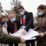 El consejero de la Presidencia visita una obra en el barrio San José Obrero de Zamora