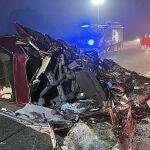 Un fallecido y cinco heridos tras una colisión frontal en la N-122 en Quintanilla de Onésimo (Valladolid)