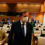 Rajoy, a su llegada a la comisión parlamentaria sobre el supuesto espionaje a Bárcenas para sustraerle documentación sensible para el PP