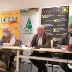 Rueda de prensa de las organizaciones agrarias convocantes