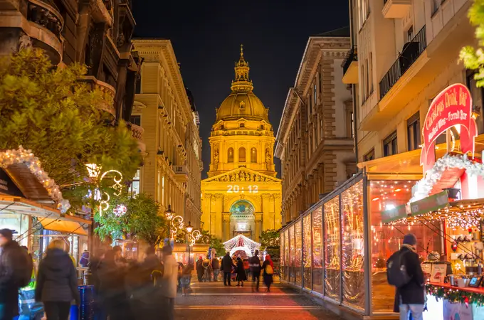 La belleza de Budapest, especialmente en Navidad