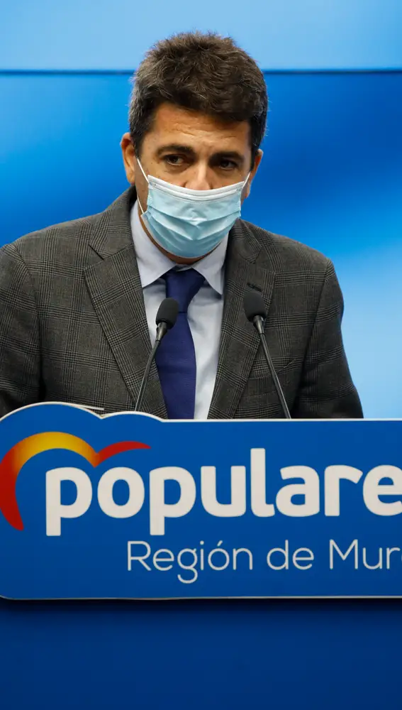 El presidente del PP de Valencia, Carlos Mazón