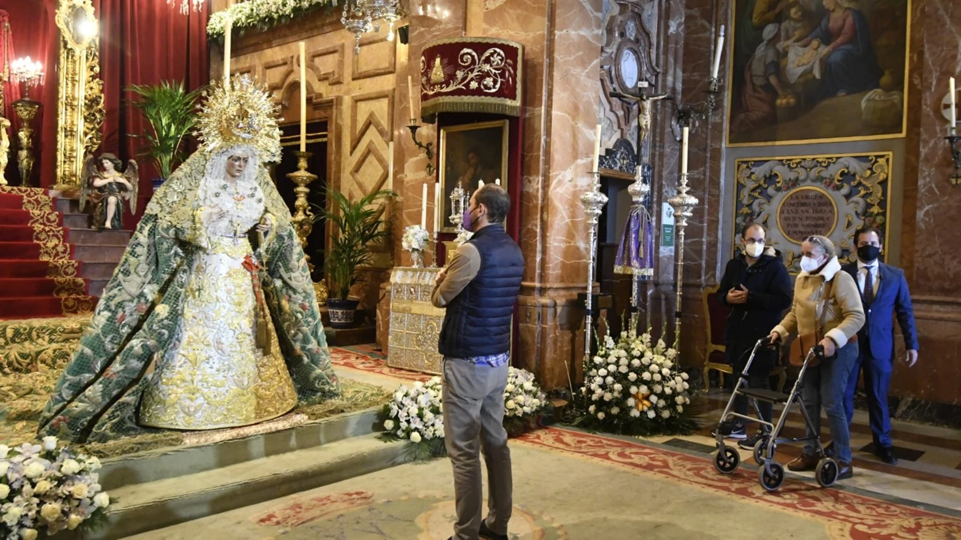 Imagen de archivo de Besamanos de la Macarena en Sevilla