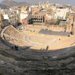 Imagen panorámica del Teatro Romano de Cartagena