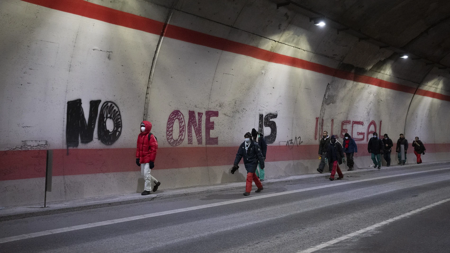 Migrantes en dirección a Italia