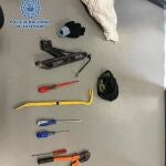 Efectos incautados al detenido